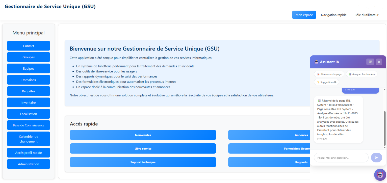 Modern ITSM Dashboard 1